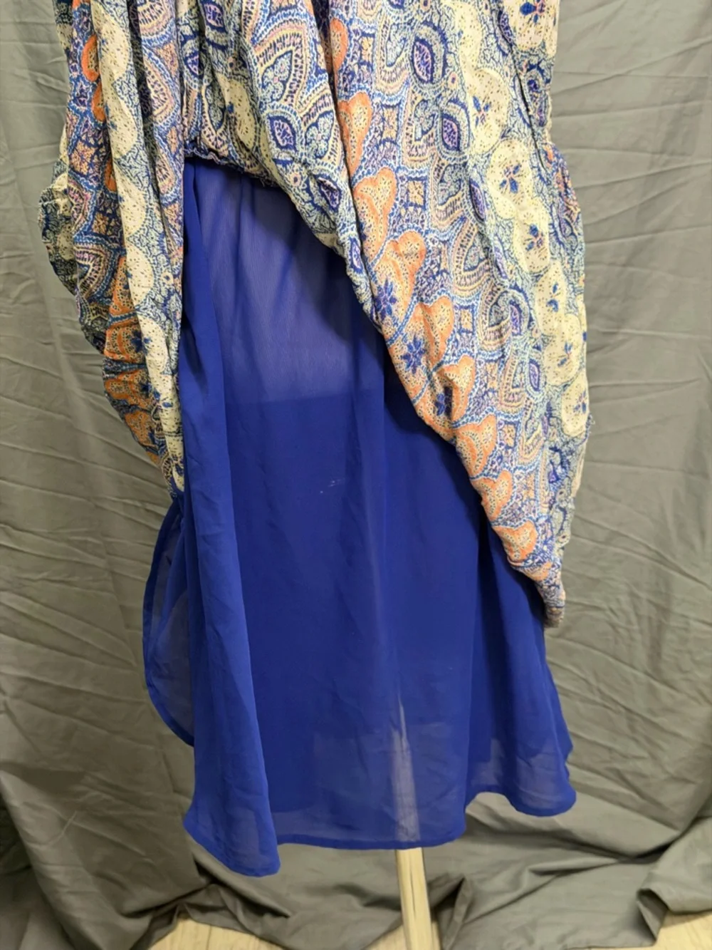Lucky Brand Midi Boho Printed Sleeveless Dress - Picture 4 of 5